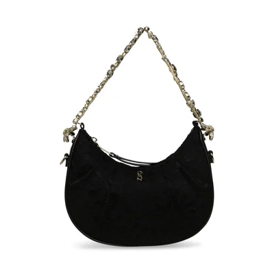 STEVE MADDEN Steve madden rosalia black/gold shoulder bag